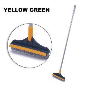 2in1 Floor Tile Cleaning Brush Scrubber Bathroom Toilet Wiper Magic Broom No Dead Corner Crevice Seam BERUS LANTAI 地刷地缝刷