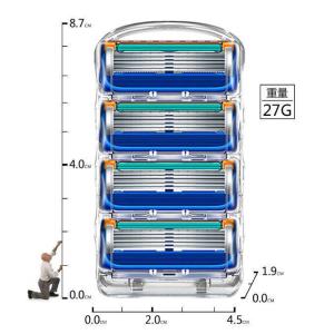Đức 5 lớp thủ công dao cạo râu lưỡi dao cạo râu nam cổ điển dao râu phổ thông tốc độ lưỡi dao ẩn 5 lưỡi dao đầu dao