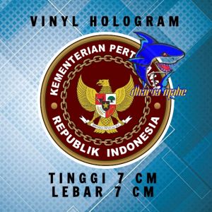 KEMENHAN KEMENTRIAN PERTAHANAN STIKER KEMENHAN STIKER HOLOGRAM