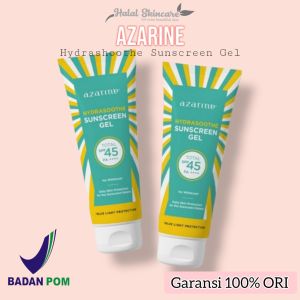 AZARINE Sunscreen Hydrashoothe Gel SPF 45 PA++ 50ml Ori Bpom