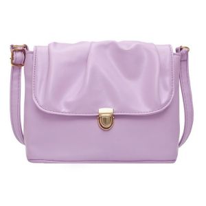 IELGY Womens bag crossbody square black PU one shoulder all-match casual fashion bucket