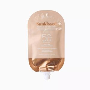 Barefaced Sunkissed Tinted Light Sunkissed Pouch Mestiza 20g SPF 50 PA++++ UVA + UVB Tone Up Protect
