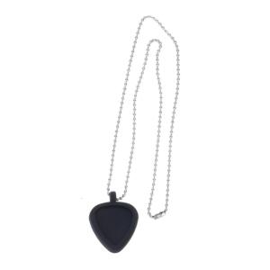 Silicone móng Pick lưu trữ Vòng cổ mặt dây chuyền hình trái tim Picks chủ cho người chơi đàn Ukulele bass nhạc sĩ phụ kiện