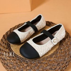 LOEI Celyn Sepatu Flat Elegan Wanita Simple Nyaman Buat Kerja 9210