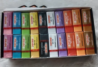 (promo) penghapus joyko ER-110 / penghapus joyko warna warni 1 pak isi 40 pcs / 20 pcs
