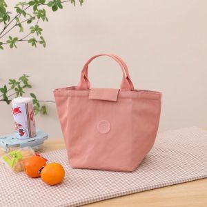 DEOBAGS Tas bekal lunchbag lunch bag  tas nylon / tote bag nylon / totebag / lunch box Alumunium oil  - OPIO 0011