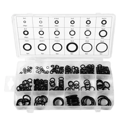 MOGEE O ring ยางโอริง อเนกประสงค์ คุณภาพสูง 18 ขนาด 225 ชิ้น พร้อมกล่องพลาสติก