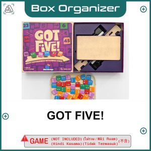 Got Five! Board Game Box Organizer Insert