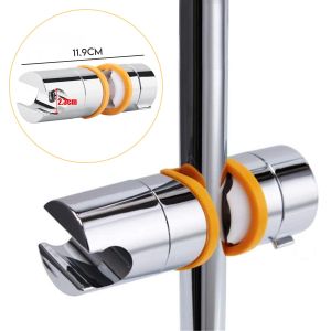 ADJUSTABLE HAND SHOWER HOLDER CHROME For Slide Bar 360 Degree Rotation Sprayer Shower Arm Holder Bracket