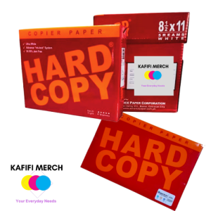 KAFIFI Short Bond Paper – 5 Reams/Pack – 70gsm – 500 Sheets/Ream – Premium Hard Copy Paper