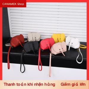 CS 1 chiếc Ví đựng thẻ khóa kéo hình son môi sáng tạo ví nhỏ hình voi dễ thương ví phong cách cosplay anime túi Nhật Bản hình voi móc treo balo