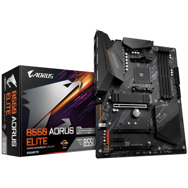 GIGABYTE B550 AORUS ELITE AM4 Motherboard, 12+2 Digital VRM, Dual PCIe M.2, 2.5GbE LAN