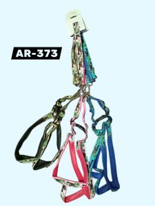 1-6pcs 2.5cm Pet Soft Padded Harnesh and Leash Set Army Design for Big Dogs