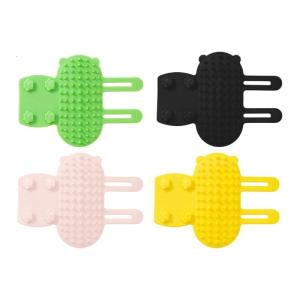 4Pcs Cats Selfgrooming Pad For Table Leg Soft Bristles Massage Brush Reduce Hairballs Promote Health Skin For Kittens