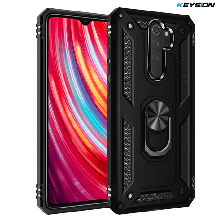 KEYSION Shockproof Case For Xiaomi Redmi Note Magnetic Metal