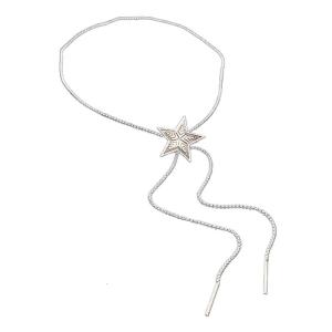 Thanh Lịch đồ treo trang trí hình ngôi sao Vòng Cổ Đa Năng Phụ Kiện Pullable Vòng cổ ngôi sao Cổ vật liệu hợp kim Cho Người Phụ Nữ Cô Gái