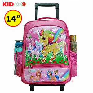 Kid 889 Shop กระเป๋านักเรียน กระเป๋าล้อลาก กระเป๋าเด็ก กระเป๋าสะพายหลัง 14 นิ้ว และ 16 นิ้ว
