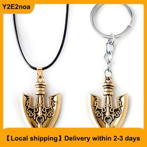 【Local shipping】 Jojos Bizarre Adventure Necklace Kujo Jotaro Arrow Metal Pendant Chain Choker Necklaces Charm Gifts Jewelry