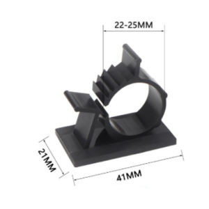 10Pcs Adjustable Multipurpose Self-adhesive Cable Clips Wire Clamps Cord Holders Cable Organizers for Cord Management