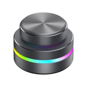 Multifunction Control Keyboards With Precise Rotary Knob Customizable Lighting And Double Bluetooth-compatible