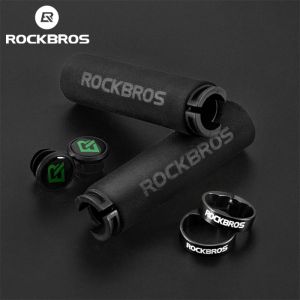 ROCKBROS Bicycle Handle Grips Sponge Shockproof Comfortable MTB Road Bike Handle Bar Grips Anti-slip Cycling Handlebar Cover