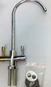 VÒI ĐÔI VÒI 2 CHÂN DÙNG CHO MÁY LỌC NƯỚC RO(CO NỐI NHANH)