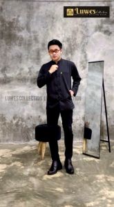 Baju Koko Pria Dewasa Lengan Panjang Terbaru Baju koko Semi Jas Terompah Luwes