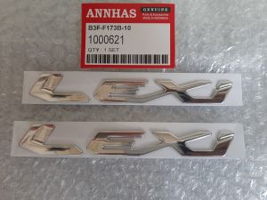 logo emblem lexi silver 60k/set 2pcs kiri+kanan