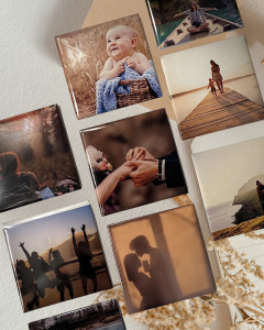 Button Magnets 2x2 in Photo Magnets Fridge Photo Mother Gift Small Personalized Photo Room Decor Ref Locker Magnet Strong Mini Magnets