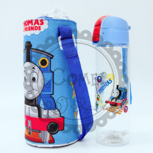 Comel Cartoon Water Bottle Carrier Water Bottle 470ML Set
