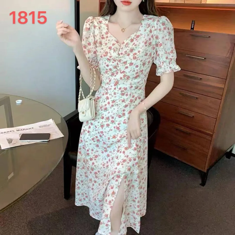 Long Dress Korean Dress Women Summer Party Elegant Clothes Asymmetrical  Ladies Office Shirt | Wish
