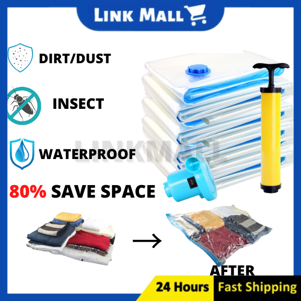 Vacuum Storage Bag Reusable Vacuum Seal Bag Vacuum Bag Space Saving Storage Bag Compression Bag