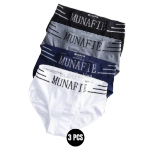Celana Dalam Pria Dewasa Munafie Isi 3 PCS / Celana Dalam Laki Laki / Sempak Pria / Kolor Pria / Pakaian Dalam Pria / Bisa Bayar Ditempat