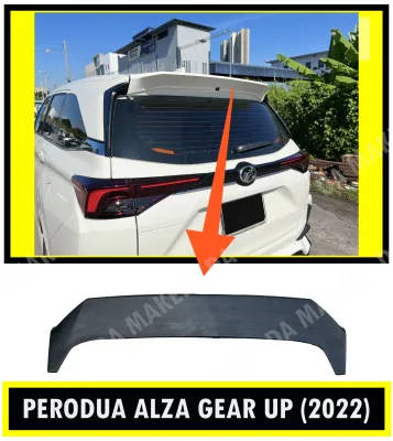 【Ready Stock】PERODUA ALZA 2022 GEAR UP REAR SPOILER MATERIAL PU 2022 2023