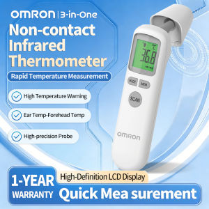 OMRON 2IN1 Forehead & Ear Thermometer Digital Infrared Temperature Scanner LCD Screen Adult and Baby