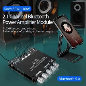 Wireless ZK-TB21 Bluetooth Amplifier – 160W*2 + 220W Subwoofer for Car Audio
