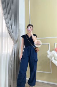 CJ FASHION - CELANA CARGO #2250 NICOLE BOYISH CARGO PANTS PREMIUM