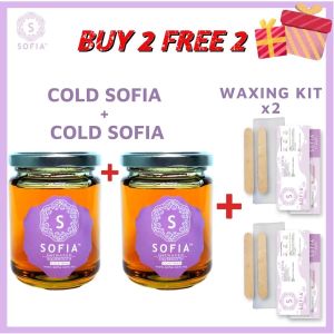 Hair Removal Hot/Cold Wax - 450gm XL Size Big Jar | Free Waxing Kit | Sofia - Malaysia’s No.1 Brand