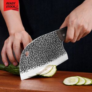 [ Fajar ] Pisau Daging Stainless  Anti Karat Praktis Multifungsi Pisau Dapur Pisau Cincang Pisau Tajam Golok Daging