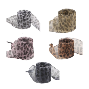 Leopards in Ribbon dây cột giày 140cm điều chỉnh độ dài sheer dây giày cho người lớn Kid Teen Giày thể thao giày thể thao giày chạy