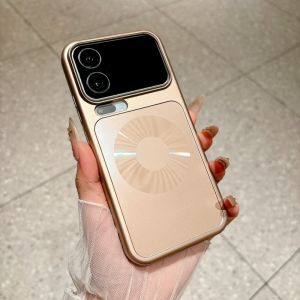 Original Laser Aurora Magne Wireless Charge Case For Xiaomi 17 Pro Max Matte Rugged Armor Shockproof For Magsafe Phone Cover