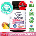Raw Probiotics for Women, 100 Billion CFU with Prebiotics, Digestive Enzymes, Approved Probiotic for Adult Women. 