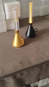 Đèn bàn cảm ứng sạc lại đèn cắm trại ngoài trời đèn trang trí di động tạo không khí