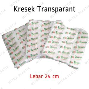Kresek Transparant / Bening Uk 24 - Plastik Cap Duo 100 pcs