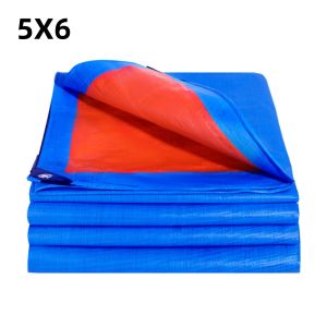 ซื้อ1เเถมเชือก พร้อมส่ง (ขายดี) ผ้าใบPE สีฟ้า หลังคา กันแดด กันฝน คลุมสิ่งของการเกษตร ทนทานใช้ได้นานมากกว่า1ปี 3x5 4x5 5x6 6x8เมตร