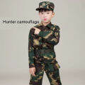 Children's Camouflage Costume Set Boy's Gift Special Forces Military Uniform Military Training Uniform Children's Military Dress Up Costume. 