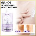 Eelhoe ไวท์เทนนิ่งร่างกายนม Nicotinamide ใต้วงแขนสดใสเมลานินกำจัดหัวเข่าโลชั่นบำรุงผิวขาวร่างกายชุ่มชื้นกระชับผิวกระจ่างใสแห้งหมองคล้ำ. 