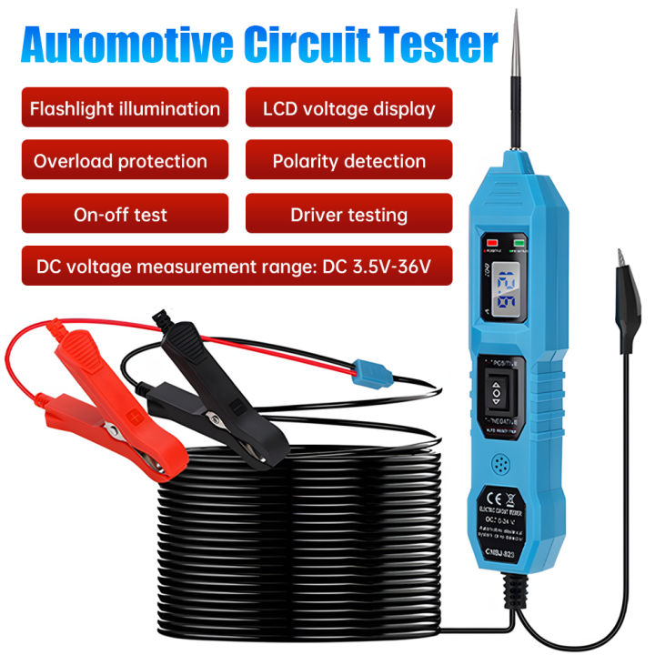 Automotive Electric Circuit Tester Car Electrical System Tester Voltage