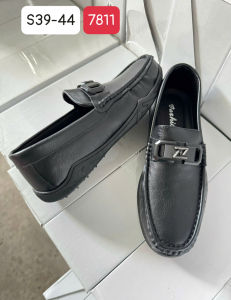 [MỚI] 7811 Giày mọi giày lười giày công sở Nam mũi tròn da mềm logo Z phong cách thời trang thanh lịch size 39-44😘😘