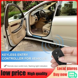 Car Central Locking System Remote Control Keyless Entry System Locking Kit 12V Anti-Theft Car Door Lock with Turn Light Car Alarm System